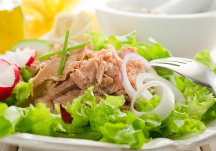 green salad_tuna